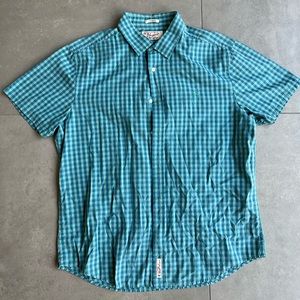Original Penguin Short Sleeve Casual Button Down Shirt. Size Large.
